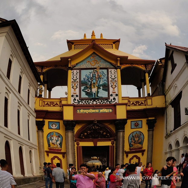 The largest Shiva temple in the Asia: The Pashupatinath temple in Kathmandu valley. Please note that the photography is not allowed inside the complex