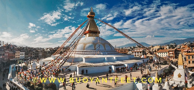 Boudhanath Stupa of Kathmandu is considered to be one of the largest buddhist stupa in Asia region